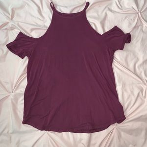American Eagle cold shoulder top